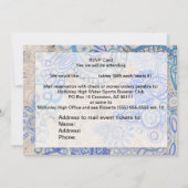 Tropische Vibe Fundraiser Business Luncheon - Kaart (Achterkant)