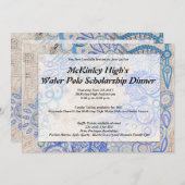 Tropische Vibe Fundraiser Business Luncheon - Kaart (Voorkant / Achterkant)