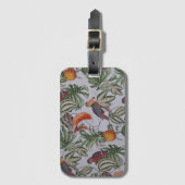 Tropische vibes bagagelabel (Voorkant (verticaal))