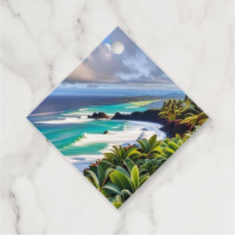 Tropische vibes bedankjes labels