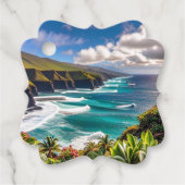 Tropische vibes bedankjes labels (Voorkant)