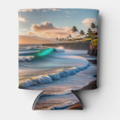 Tropische vibes blikjeskoeler (Voorkant)