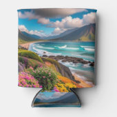 Tropische vibes blikjeskoeler (Voorkant)