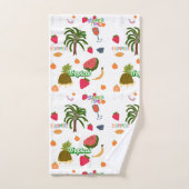 Tropische vibes-handdoek set bad handdoek (Handdoek)