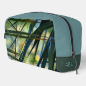 Tropische Vibes Palm Fronds Groene Toiletartikelen Toilettasje (Rechterhoek)