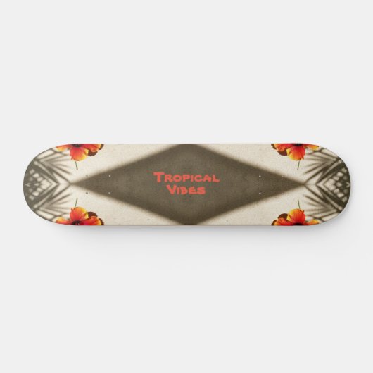 Tropische vibes Skateboard (Horizontaal)