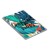 Tropische Vibes Spiraal Notebook Notitieboek (Rechterzijde)