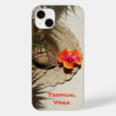 Tropische Vibes Sun Pet op strand Case-Mate iPhone Case (Achterkant)