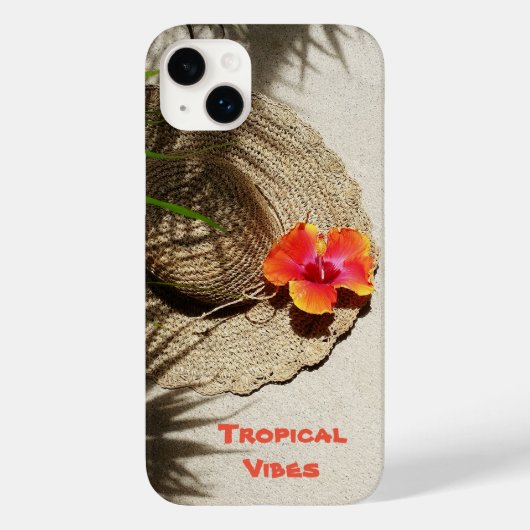 Tropische Vibes Sun Pet op strand Case-Mate iPhone Case (Achterkant)