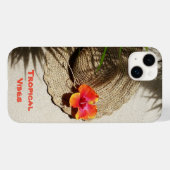 Tropische Vibes Sun Pet op strand Case-Mate iPhone Case (Achterkant (horizontaal))