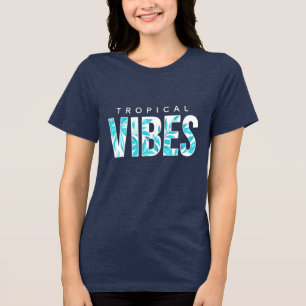 Tropische vibes - T-shirt in eilandstijl