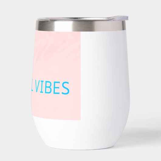 Tropische Vibes Waterfles - Blush Aqua (Links)