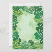 Tropische viering Luau Party Verjaardag Kaart (Achterkant)