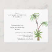 Tropische viering van het leven uitnodiging (Voorkant)