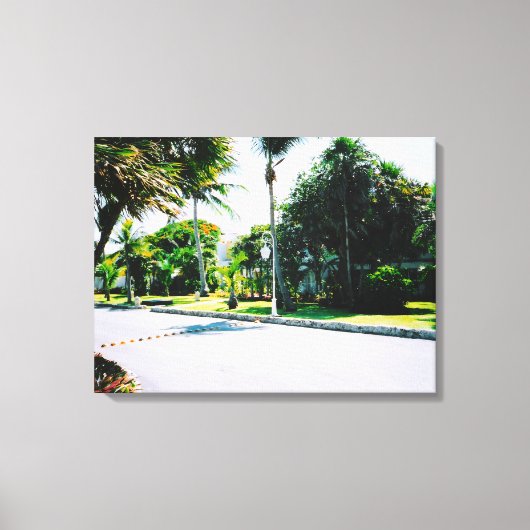 Tropische ViewPoint Canvas afdrukken (Voorkant)