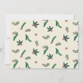 Tropische Vijfde Wiel Camper RV Christmas Kaart (Achterkant)