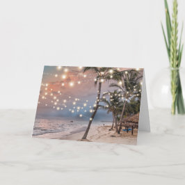 Tropische Vintage Strand Bruiloft Avondreceptie