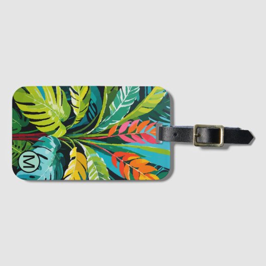 Tropische virussen bagagelabel (Voorkant (horizontaal))