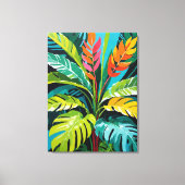 Tropische virussen canvas afdruk (Voorkant)