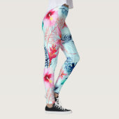 Tropische virussen | Floral-Leggings Leggings (Rechts)