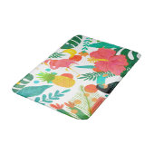 Tropische virussen Floral verlaten Summer Chic Badmat (Gekanteld)