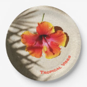 Tropische virussen Hibiscus Paper Bord (Voorkant)