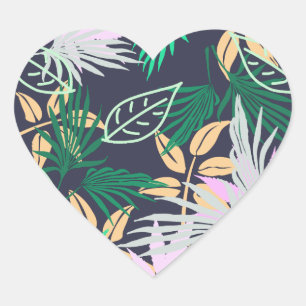 Tropische virussen laten Planten over Hart Sticker