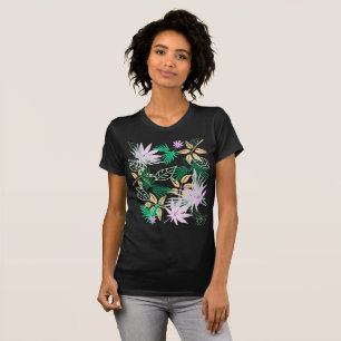 Tropische virussen laten Planten over T-shirt