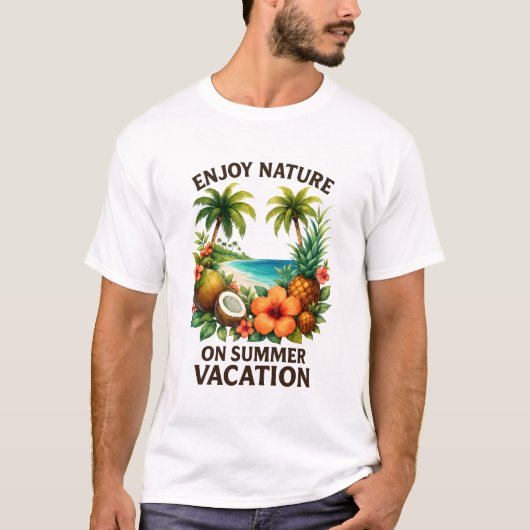 Tropische virussen t-shirt (Voorkant)