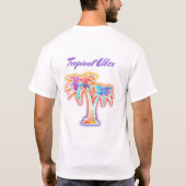 Tropische virussen t-shirt (Achterkant)