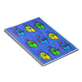Tropische vis 1 spiral notebook notitieboek (Rechterzijde)