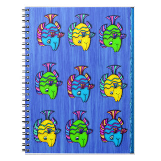 Tropische vis 1 spiral notebook notitieboek