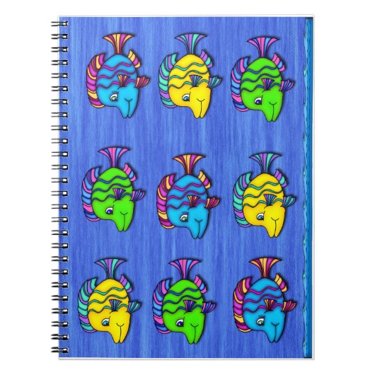 Tropische vis 1 spiral notebook notitieboek (Voorkant)