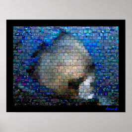 Tropische vis 2 MozaïekPoster Poster