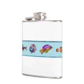 Tropische vis (Bridget Collectie) Heupfles (Links)