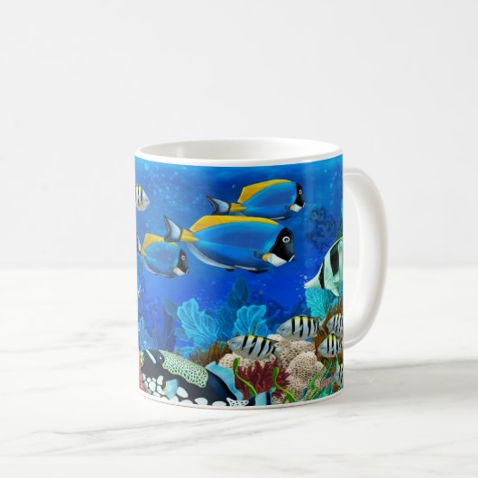 Tropische vis Clownfish Design Coffee Mok Cup (Voorkant rechts)