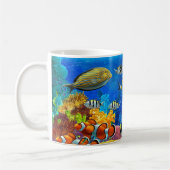 Tropische vis Clownfish Design Coffee Mok Cup (Links)