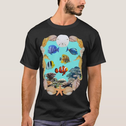Tropische vis en rif Shirt (Voorkant)