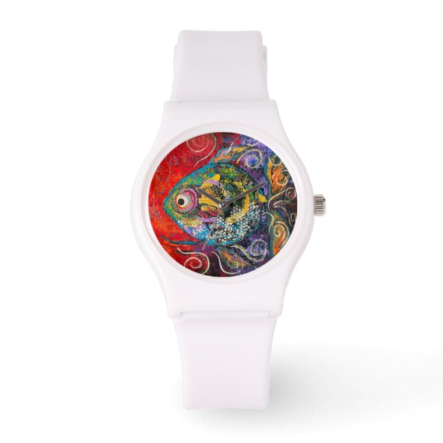Tropische Vis eWatch Horloge (Voorkant)