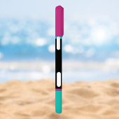 Tropische Vis - Faux Borduurwerk Blauw Roze Monogr Case-Mate iPhone Case