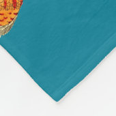 Tropische vis fleece deken (Hoek)