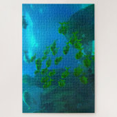 Tropische vis in een aquarium. Jigzaag Puzzle Legpuzzel (Verticaal)