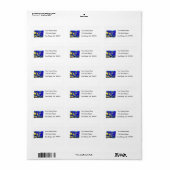 Tropische vis in koraal Zee Etiket (Full Sheet)