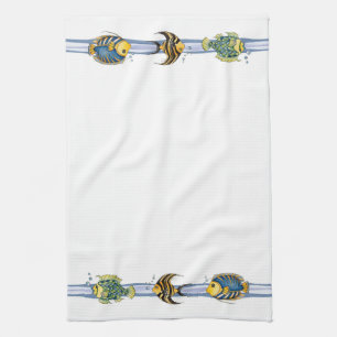 Tropische vis - keukenhanddoek