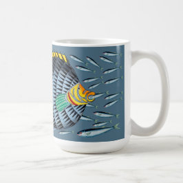 Tropische vis koffiemok
