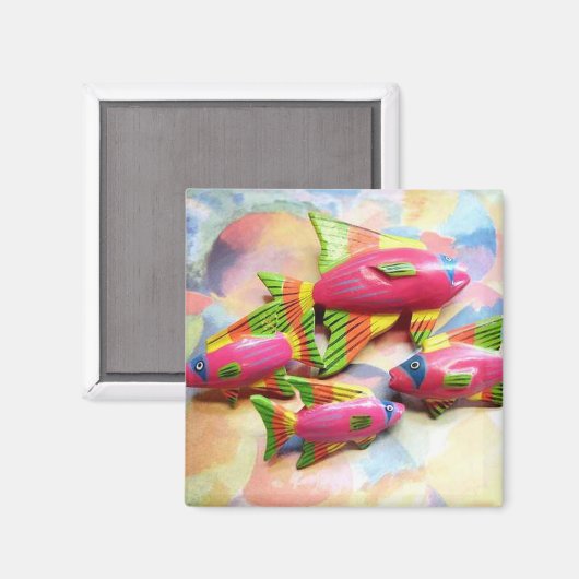 "Tropische vis" Magneet (Voorkant / Achterkant)
