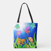 Tropische vis Marine Wonderland Tote Bag (Achterkant)