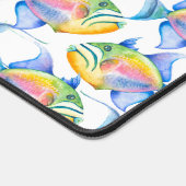 Tropische vis Monogram Kantoor Decor Bureaumat (Hoek)