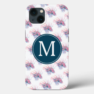 Tropische Vis Monogram Strand Telefoon Case