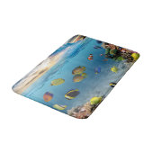 Tropische vis onderwater koraalrif badmat (Gekanteld)